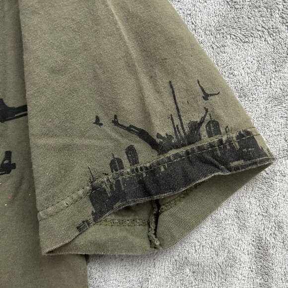 Kallusive Shirt Mens M Guardian Angel Double Sided Tee Hip Hop Streetwear Y2K - Picture 9 of 14